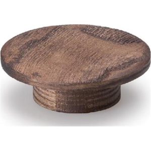 Houten knop Echo 60 mm – Grote ronde meubelknop voor keuken en kast