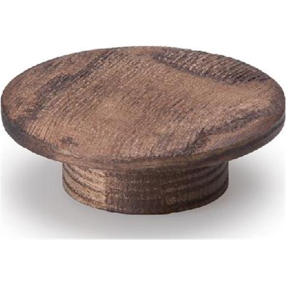 Houten knop Echo 60 mm – Grote ronde meubelknop voor keuken en kast