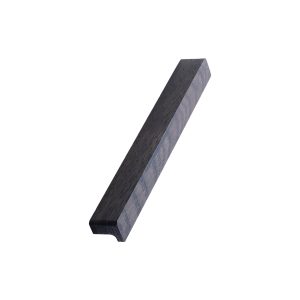 Greep Elan – Zwart, Messing, Inox en Hout – Boormaten 32, 160, 544 en 1088 mm