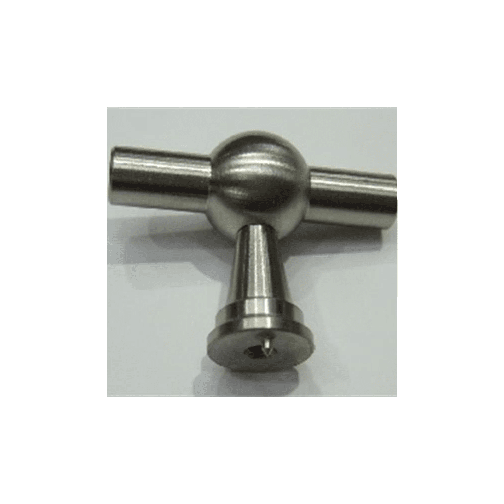 Kraanknop – Inox Look – Met Pin