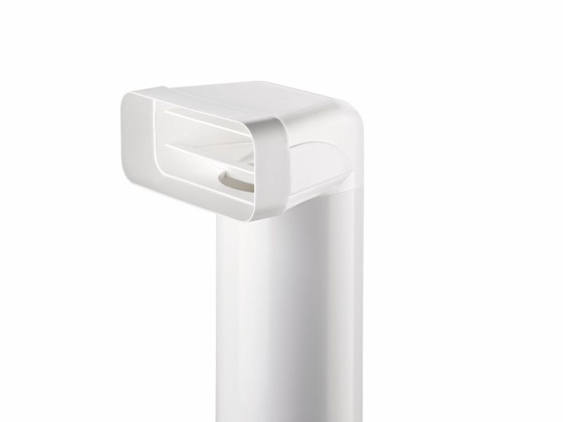 Compair Flow F-UR 150 – Omkeerstuk 90° met Ronde Buis Ø150 mm