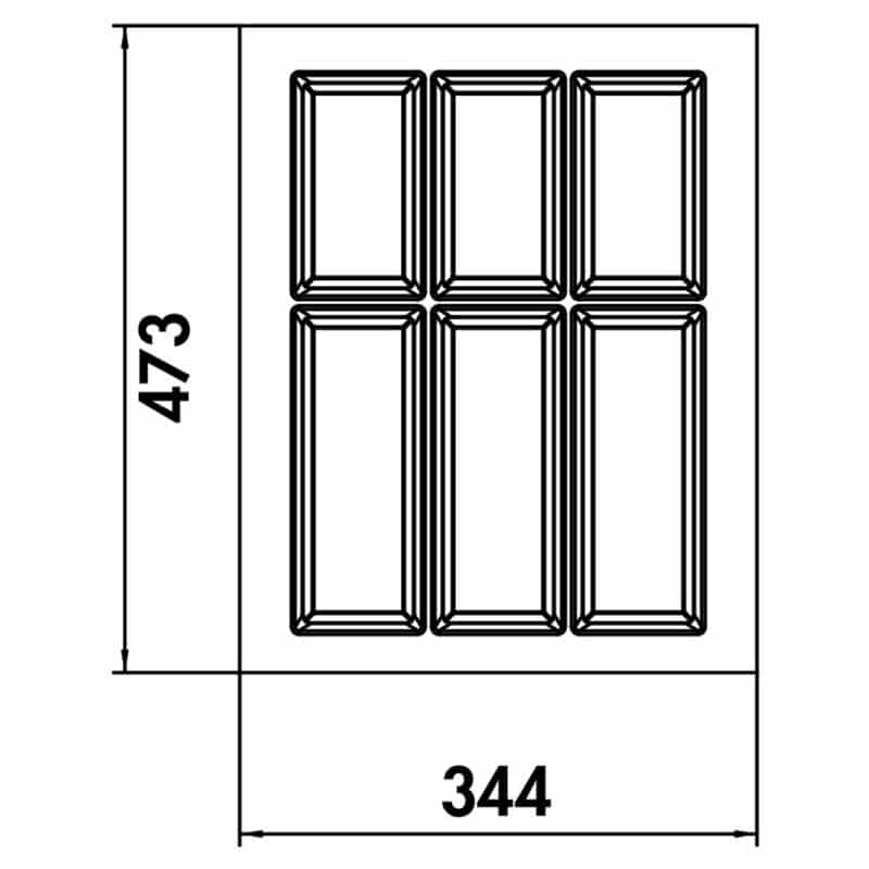 Bestekbak Adesso 1 – 45 cm - Afbeelding 2