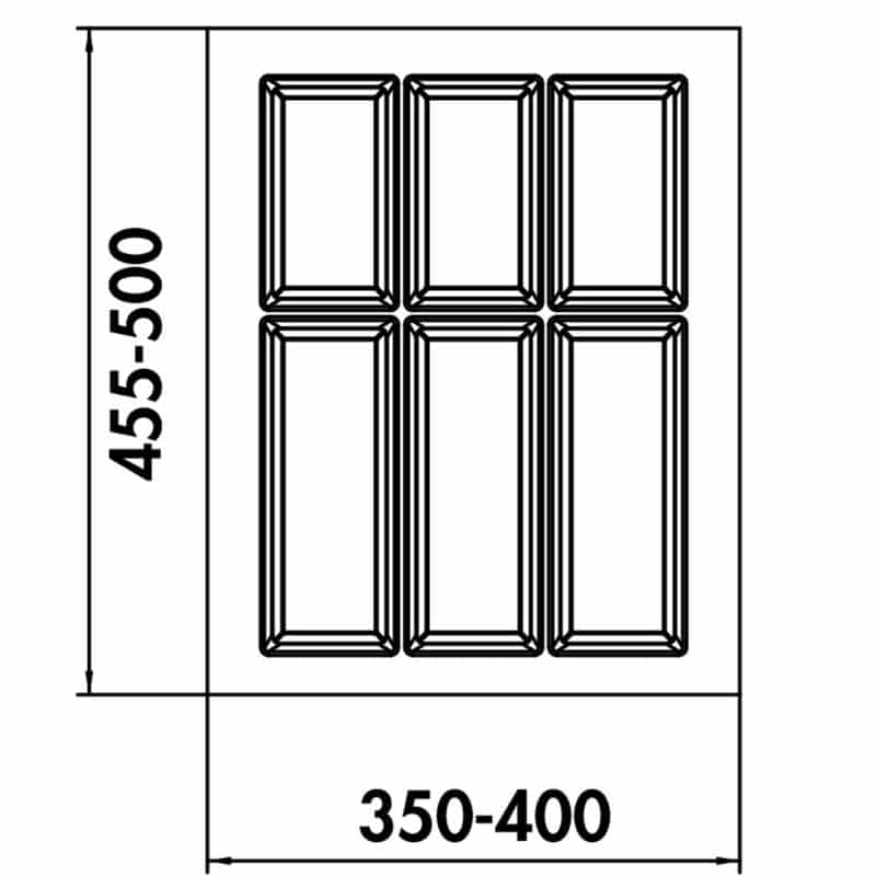 Bestekbak Adesso 2 – 45 cm - Afbeelding 2