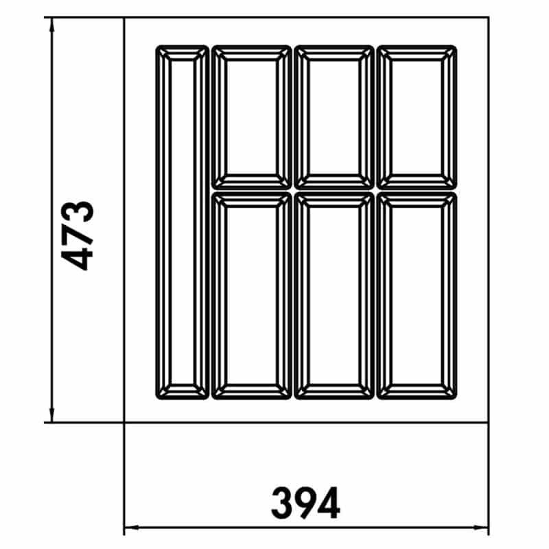 Bestekbak Adesso 1 – 50 cm - Afbeelding 2