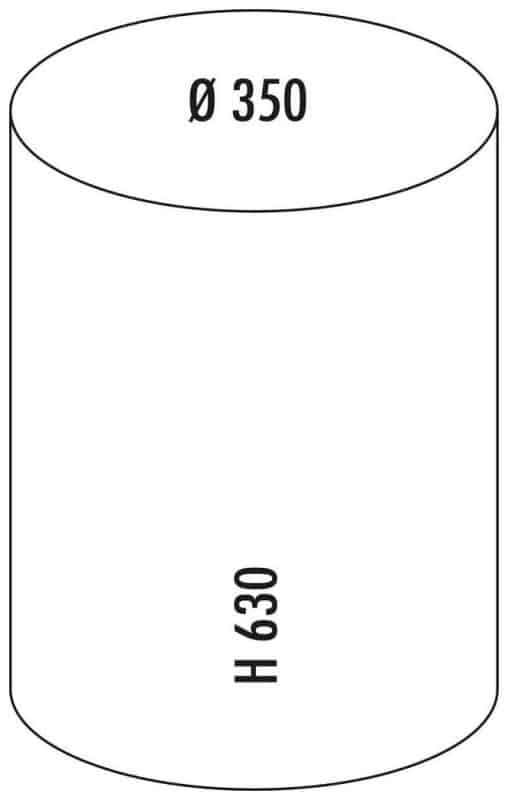 Wesco Pushboy Junior – Retro Afvalemmer 22 Liter - Afbeelding 2
