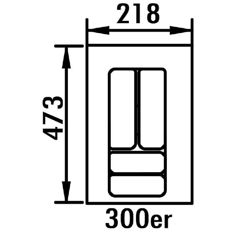 Bestekbak 4 – 30 cm breed - Afbeelding 2