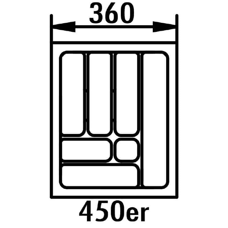 Bestekbak 5 – 45 cm breed - Afbeelding 2