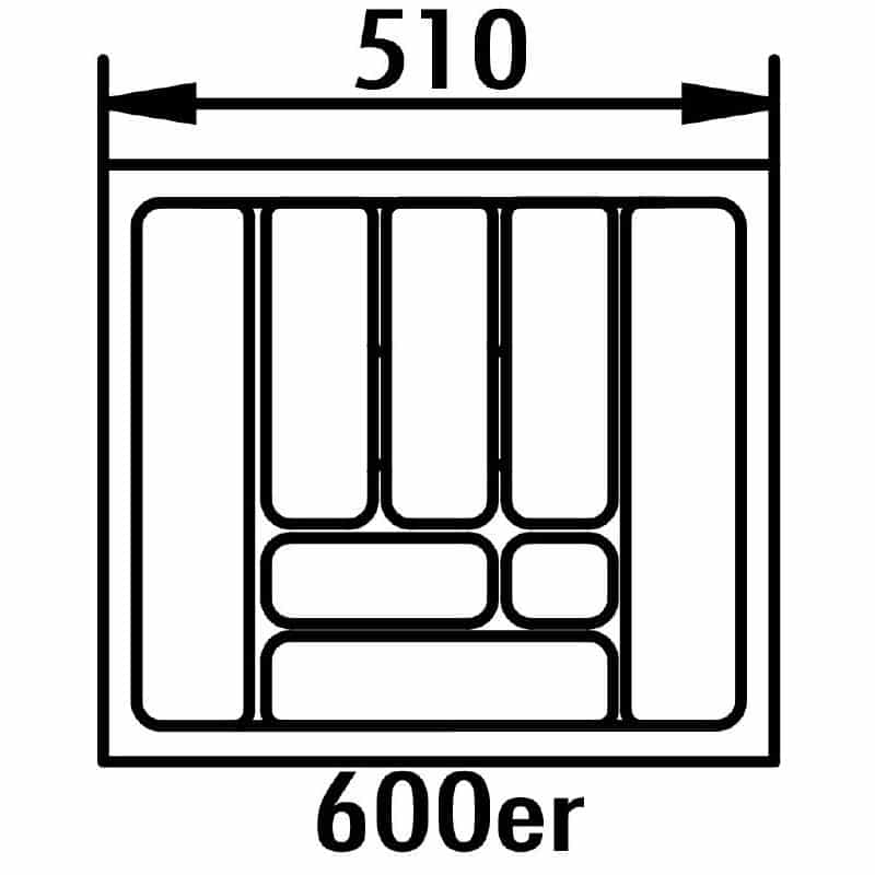 Bestekbak 5 – 60 cm breed - Afbeelding 2