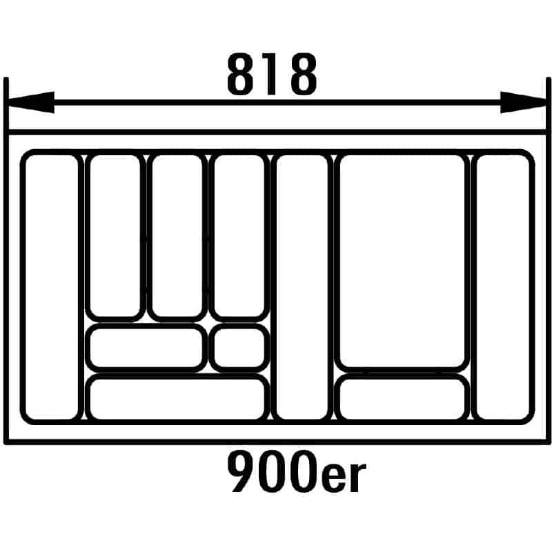 Bestekbak 4 – 90 cm breed - Afbeelding 2