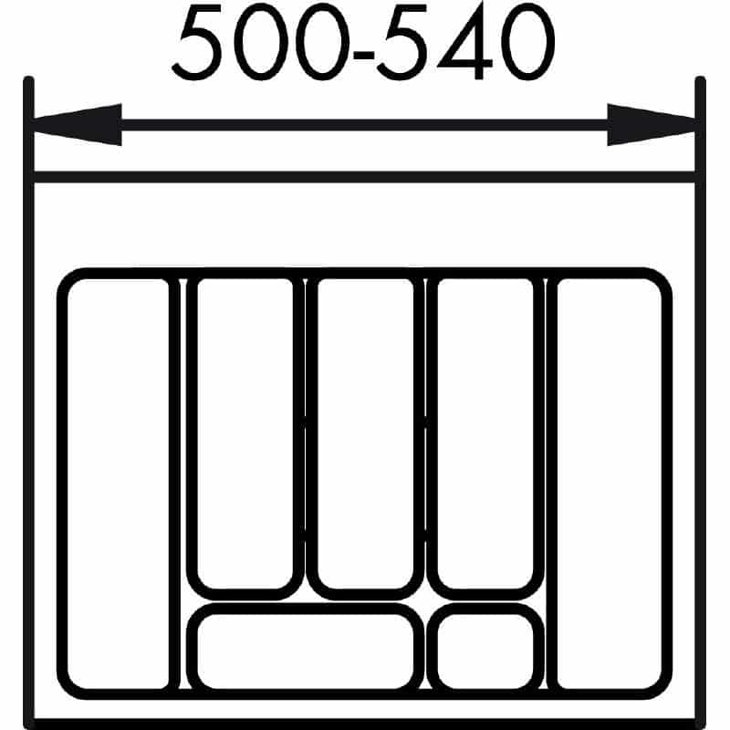 Bestekbak 2 – 60 cm - Afbeelding 2