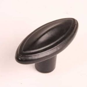 Knop 637 – Zwart – 67x40 mm  Slug