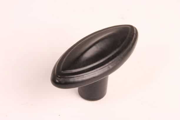 Knop 637 – Zwart – 67x40 mm Slug